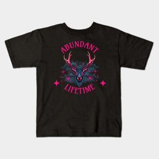 Abundant Lifetime!! Deer Head Kids T-Shirt